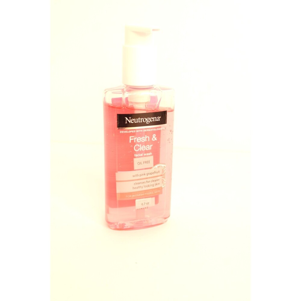 Neutrogena Fresh & Clear Oil-Free‎ Facial Wash Pink Grapefruit 6.7 fl oz New